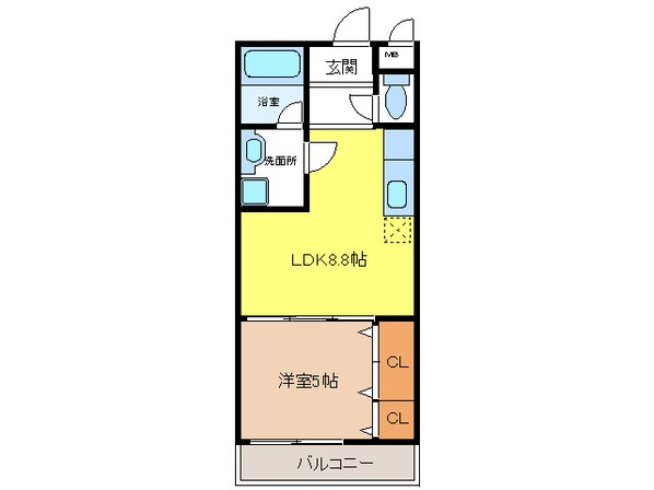 コリーヌ池上の物件間取画像